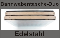 Edelstahl Bannwabentasche-Duo für EHM Rähmchen