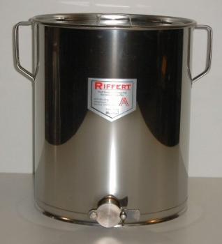 Edelstahl Abfülltopf 40 kg