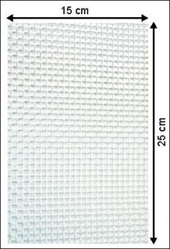 Siebgewebe Muster 25x15 cm