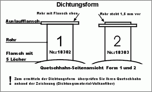 Dichtungsform