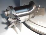 Edelstahl Abfülltopf 30 kg Quetschhahn Edelstahl